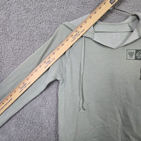 Bissell Brothers Brewing Pullover Hoodie Sweatshirt Wmns Small Green Drawstring - Picture 7 of 8